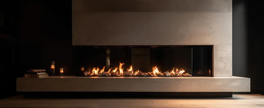 Gas Fireplace Ember Bed Design Services in Folsom, California