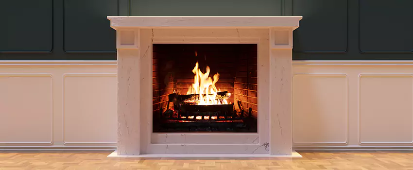 Open Flame Wood-Burning Fireplace Installation Services in Folsom, California