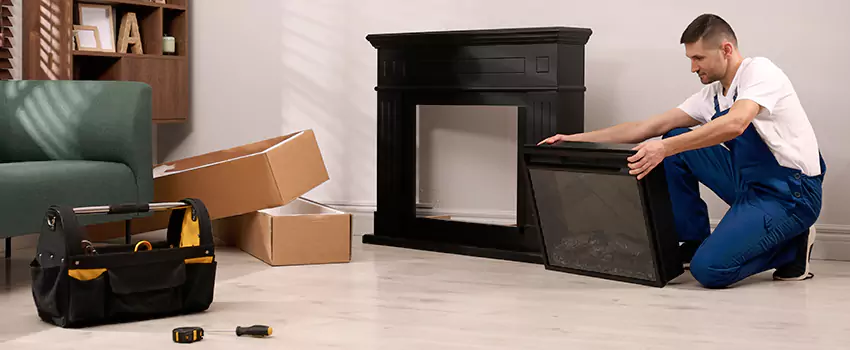 Old Rusted Metal Fireplace Repair And Replacement in Folsom, CA